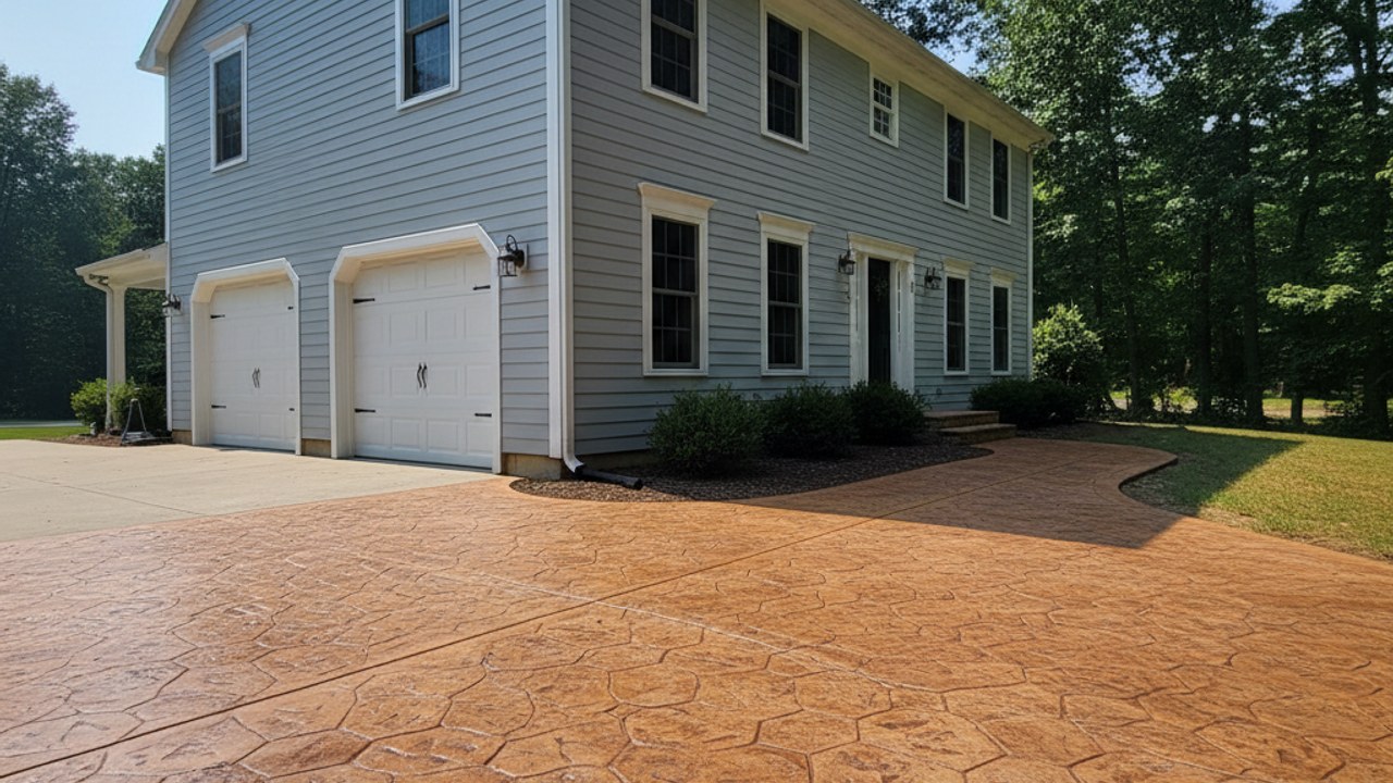 Garage Floor Concrete completed by Classic Concrete in Hanover, PA